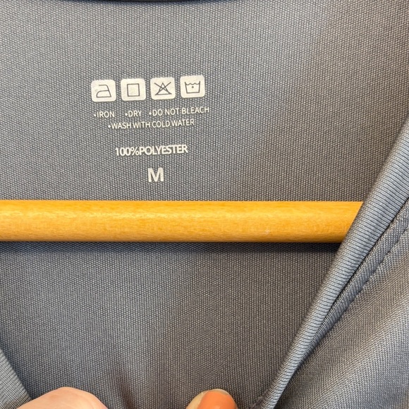 Gray Long Sleeve Women's Tee - Picture 3 of 3